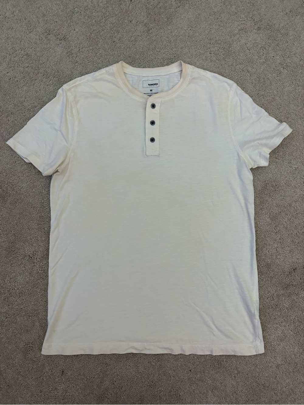 Short-Sleeve Henley Shirt